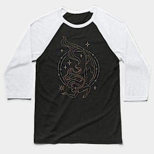 Pisces Astrological Symbol Baseball T-Shirt